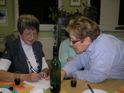 Mária, Deta (skymd) och Libuša.